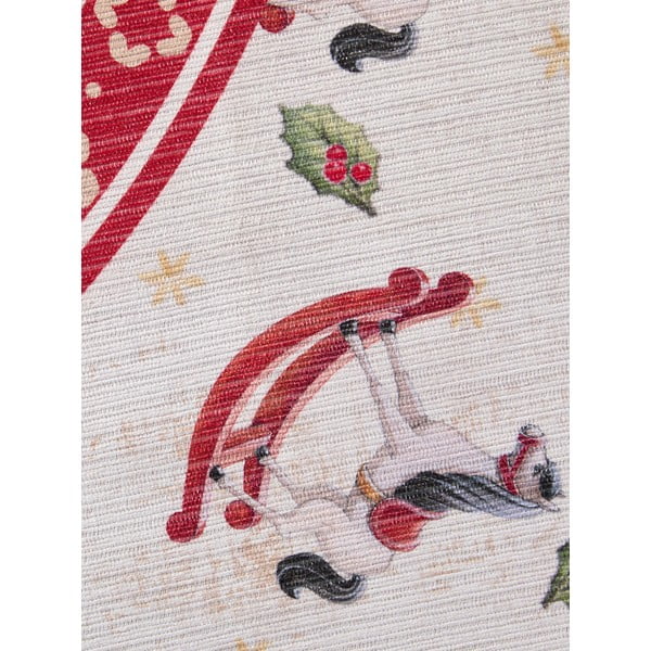 Piros kerek szőnyeg karácsonyi mintával ø 160 cm Toy's Delight Rocking Horse – Villeroy&Boch-image-4