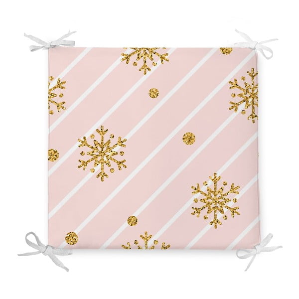 Pastel Ornaments karácsonyi pamutkeverék székpárna, 42 x 42 cm - Minimalist Cushion Covers