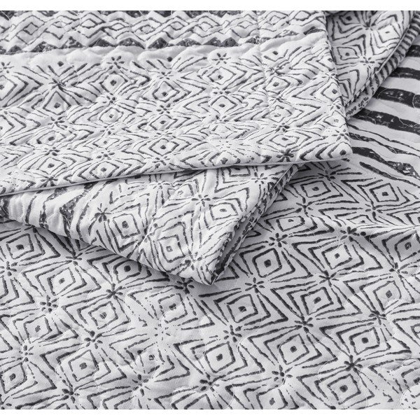 Elegant Stripe mikroperkál ágytakaró két párnahuzattal, 250 x 260 cm - Sleeptime-image-3