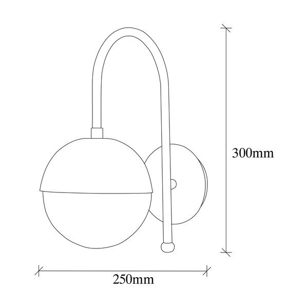 Bronzszínű fali lámpa Karsor – Opviq lights-image-4