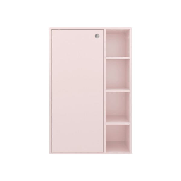 Rózsaszín magas-fali fürdőszoba szekrény 66x100 cm Color Bath – Tom Tailor