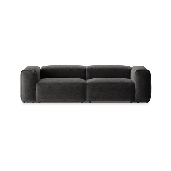 Sötétszürke kanapé 264 cm Bergamo – Cosmopolitan Design