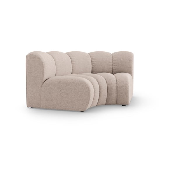 Bézs zsenília kanapé modul (variálható sarok) Lupine – Micadoni -image-1