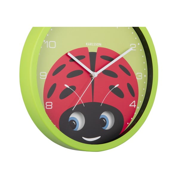 Gyerek óra ø 31 cm Peekaboo Ladybug – Karlsson-image-3