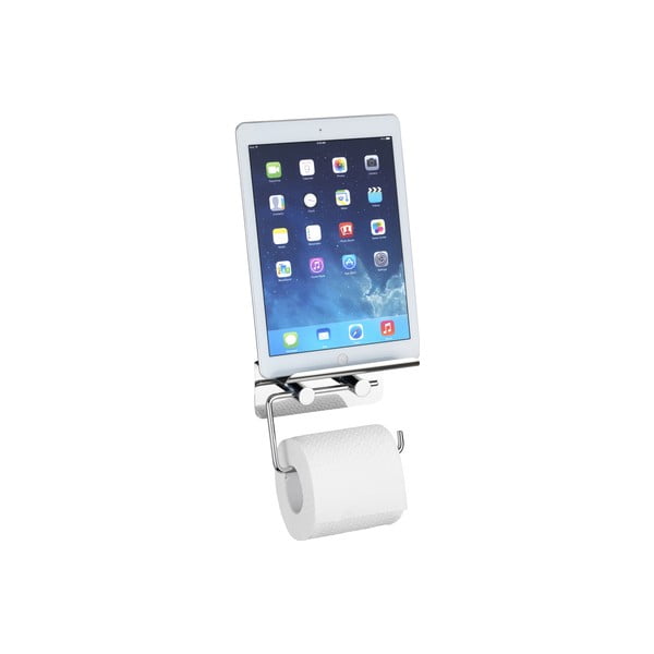 Öntapadós fali WC-papír tartó, telefontartóval - Wenko-image-1