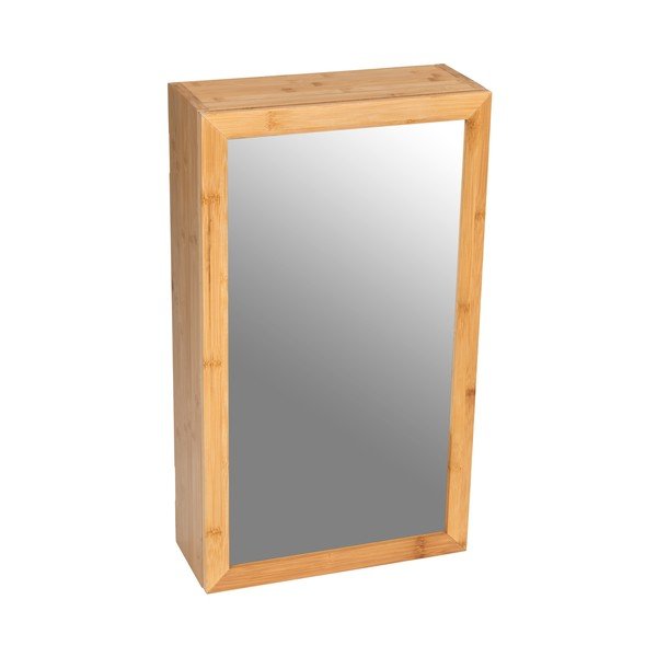 Bambusa fürdőszobai szekrény tükörrel - Wenko-image-3