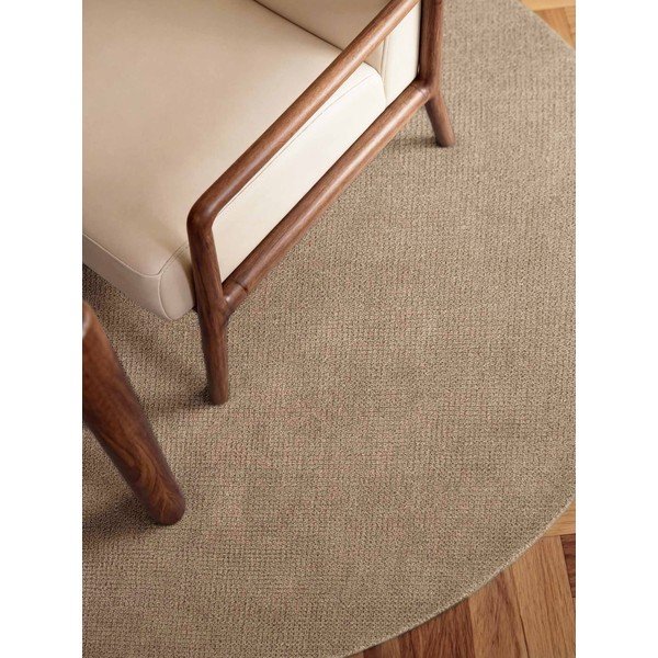 Bézs kézi szövésű gyapjú kerek szőnyeg ø 200 cm Greenwich – Ted Baker-image-1