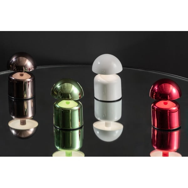 Fehér LED asztali lámpa fém búrával (magasság 14 cm) Impetu – Leitmotiv-image-1