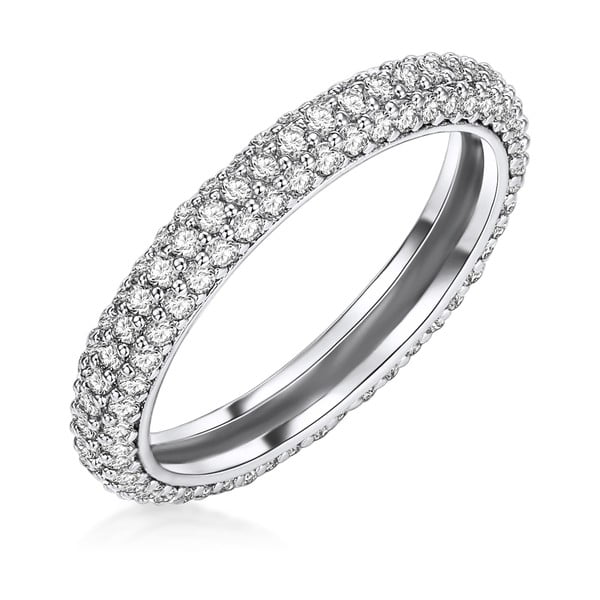 Troiana ezüstszínű női gyűrű, 58-as méret - Runway