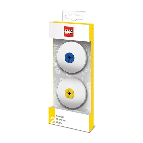 2 db-os radír szett, kék és sárga részletekkel - LEGO®