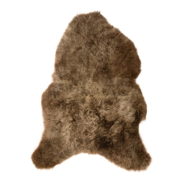 Ptelja barna rövid szálas birkabőr, 100 x 60 cm - Arctic Fur
