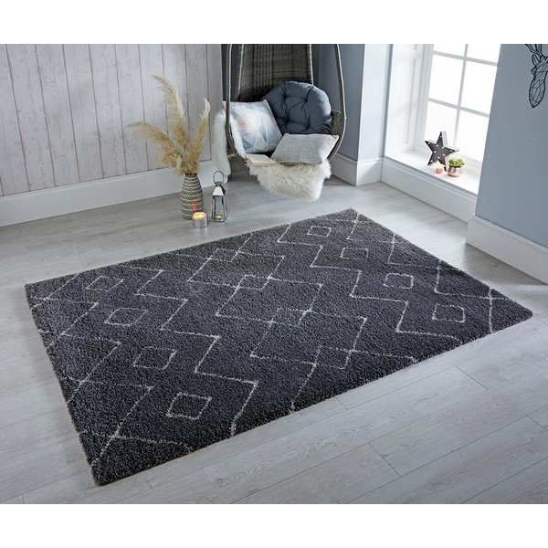 Imari sötétszürke szőnyeg, 160 x 230 cm - Flair Rugs-image-1