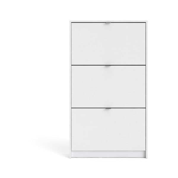 Fehér billenő ajtós cipőtartó Shoes – Tvilum-image-2