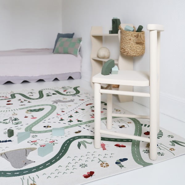 Krémszínű gyerek játszószőnyeg 123x180 cm Garden Life – Nattiot-image-2