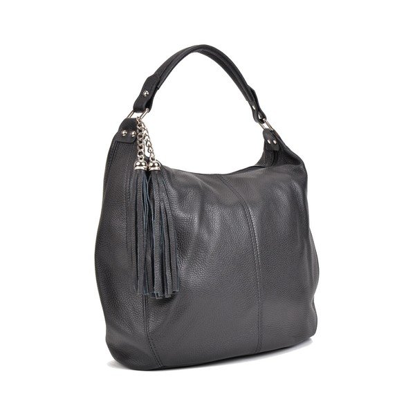 Bruhna fekete bőr kézitáska - Sofia Cardoni-image-1