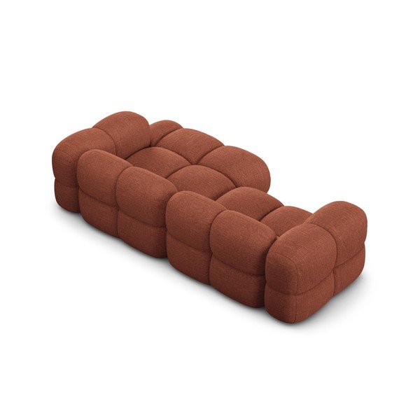 Téglavörös sarokkanapé (jobb oldali-heverő résszel) Loretto – Cosmopolitan Design-image-4