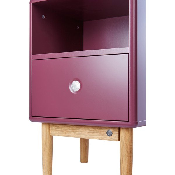 Sötétlila éjjeliszekrény Color Box – Tom Tailor-image-1