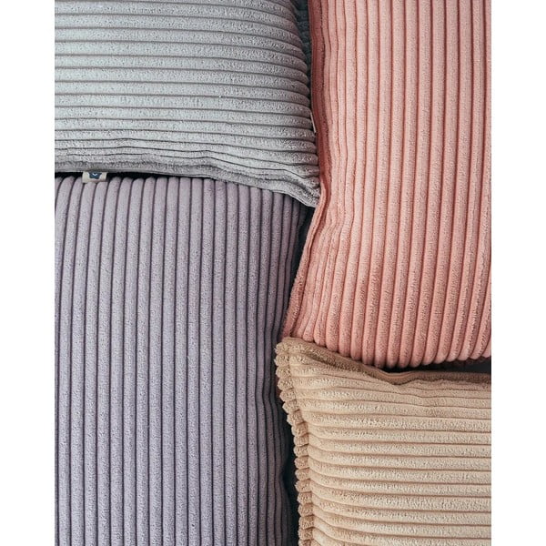 Világosbarna kordbársony párna gyerek kanapéhoz Bolster – Wigiwama-image-2