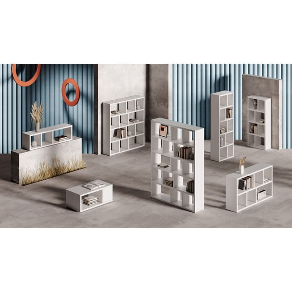 Fehér könyvespolc 70x159 cm Berlin – TemaHome-image-4