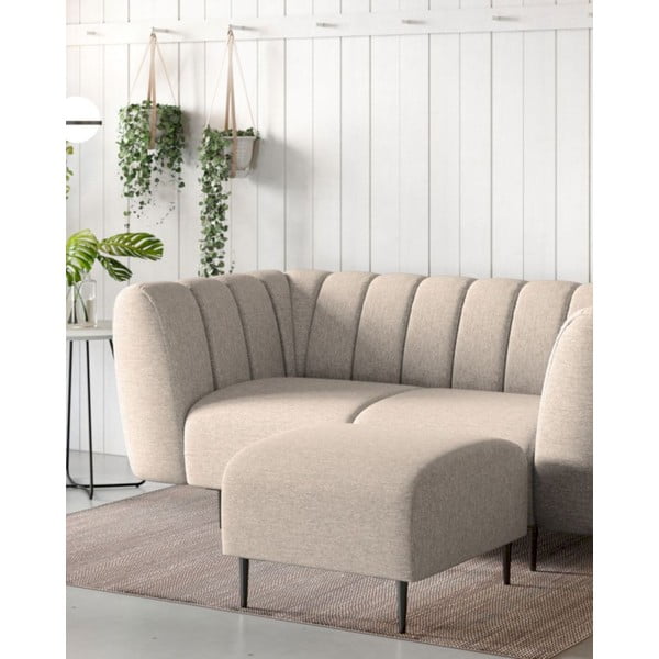 Bézs lábtartó Shel – Ghado-image-1