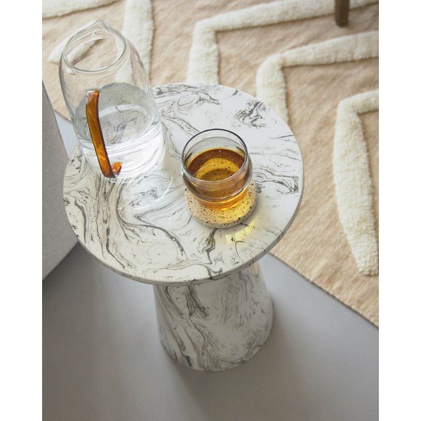 Kesbury szürke tárolóasztal, magasság 46 cm - Kave Home-image-1