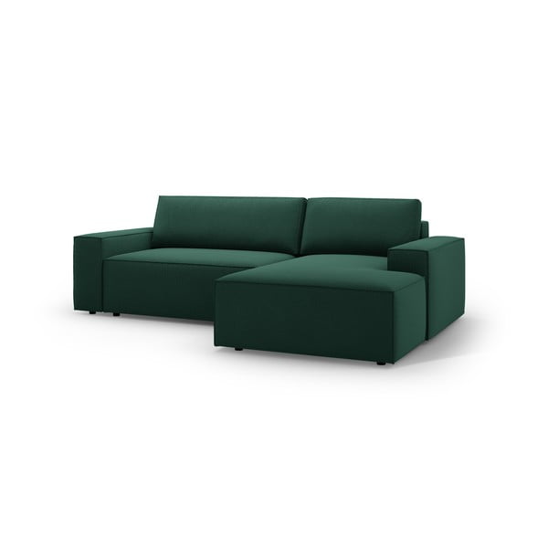 Zöld kinyitható sarokkanapé (jobb oldali) Jodie – Micadoni Home-image-2