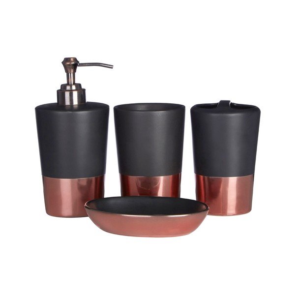 Alpha fekete fogkefetartó pohár - Premier Housewares-image-1