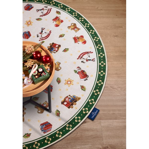 Zöld kerek szőnyeg karácsonyi mintával ø 150 cm Green Christmas – Villeroy&Boch-image-3