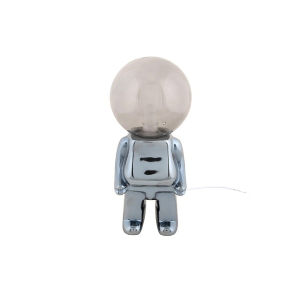 Szürke LED dimmelhető asztali lámpa üveg búrával (magasság 27 cm) Ross – Leitmotiv-image-2