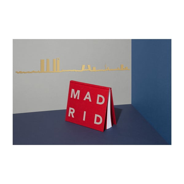 Madrid aranyozott város sziluett - The Line