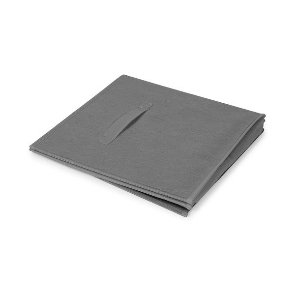 Sötétszürke műanyag tárolódoboz 31x31x31 cm – Compactor-image-2