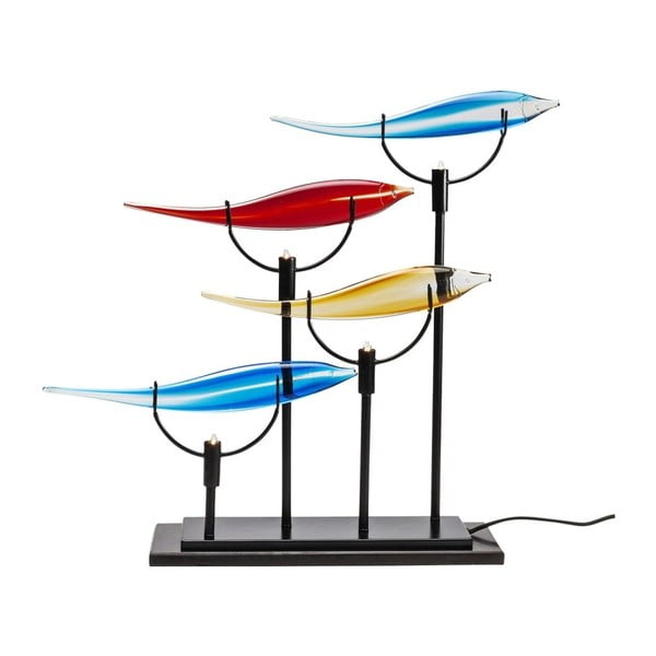 Pesce asztali lámpa, acél szerkezettel - Kare Design