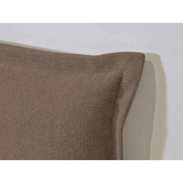 Barna-natúr színű franciaágy ágyráccsal 160x200 cm Charlie – Bobochic Paris-image-4