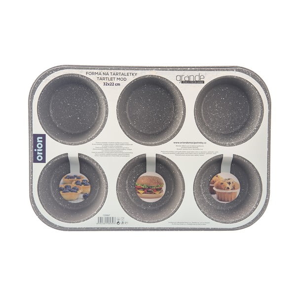 Fém muffin sütőforma 22x32 cm Grande – Orion-image-2