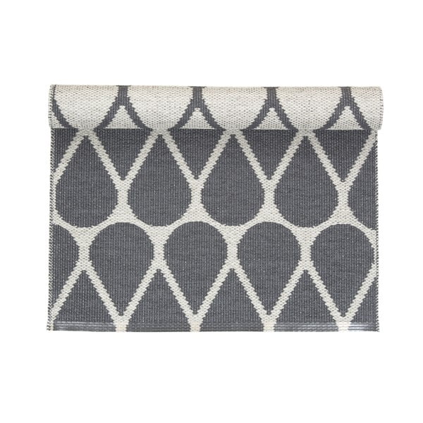 Sötétszürke kültéri-beltéri futószőnyeg 70x200 cm Otis Granit – Pappelina-image-4