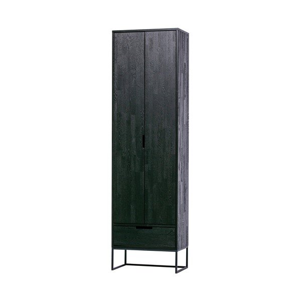 Fekete kőrisfa szekrény 60x210x36 cm Silas – WOOOD-image-3