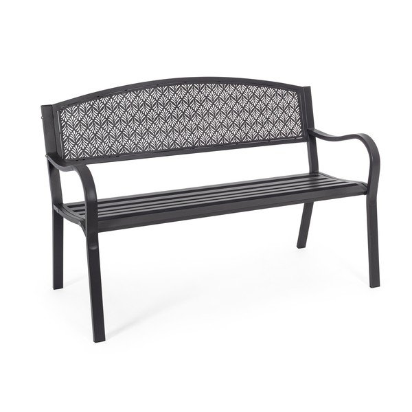 Antracitszürke fém kerti pad Lizette – Bizzotto-image-2