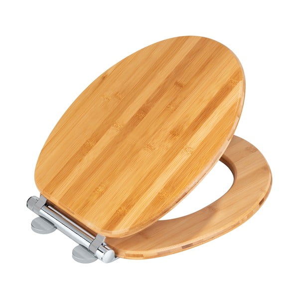 Bambusa fa wc-ülőke könnyű záródással, 35 x 41 cm - Wenko-image-2