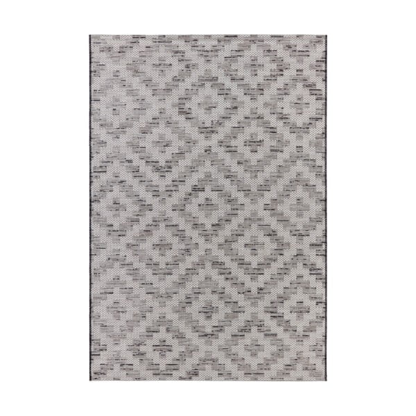 Curious Creil kültéri használatra is alkalmas szürke szőnyeg, 192 x 290 cm - Elle Decoration