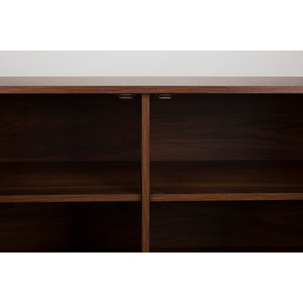 Barna komód diófa dekorral 110x74x40 cm Stripes – White Label-image-3