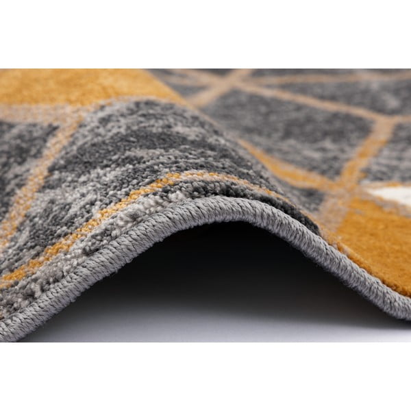 Okkersárga-szürke szőnyeg 200x280 cm Soft – FD-image-2