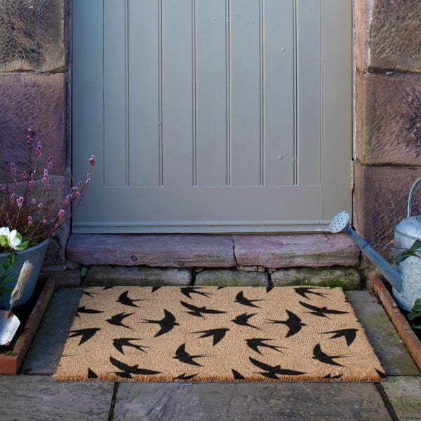 Kókuszrost lábtörlő 40x60 cm Swallows – Artsy Doormats-image-3