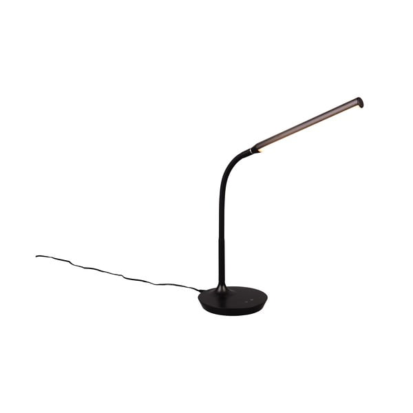 Fekete LED asztali lámpa (magasság 38 cm) Toro – Trio