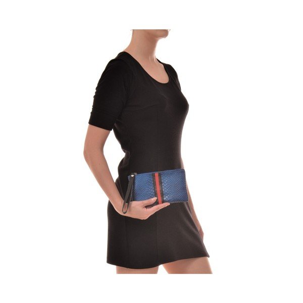 Studo kék bőr alkalmi táska - Mangotti Bags-image-3