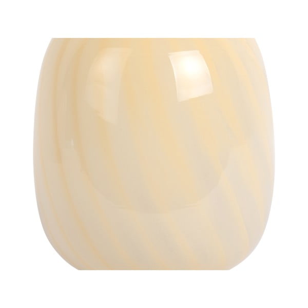 Világossárga asztali lámpa üveg búrával (magasság 20 cm) Summer Globe – Leitmotiv-image-3