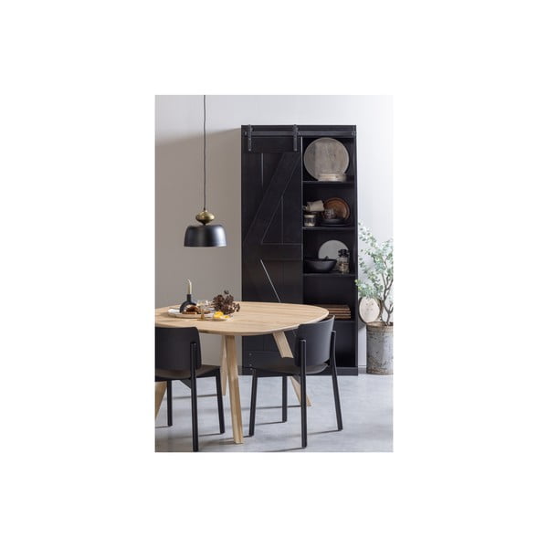 Fekete függőlámpa fém búrával ø 31 cm Linne – WOOOD-image-1