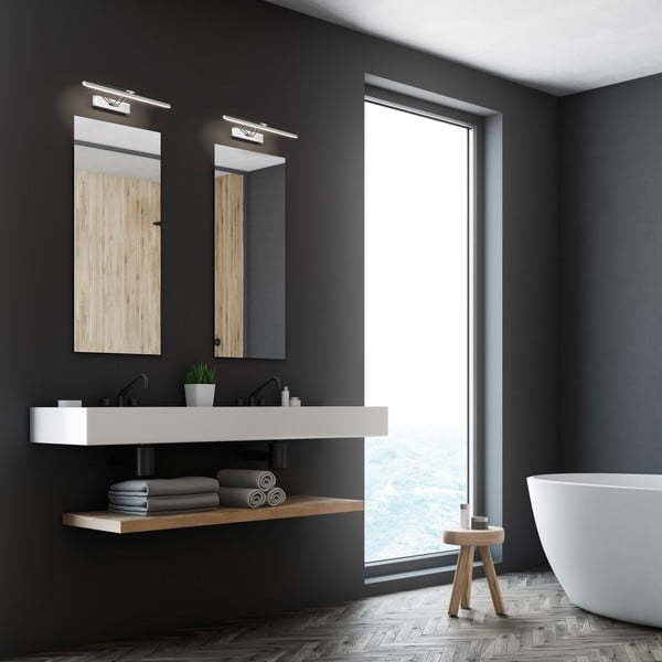 Ezüstszínű LED fali lámpa Baabe – Fischer & Honsel-image-2