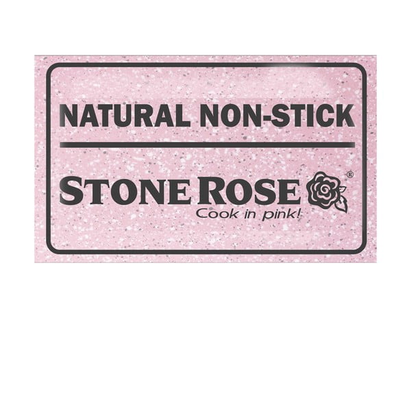 Stonerose Casseruola rózsaszín lábas fedővel, ø 24 cm - Bisetti-image-2