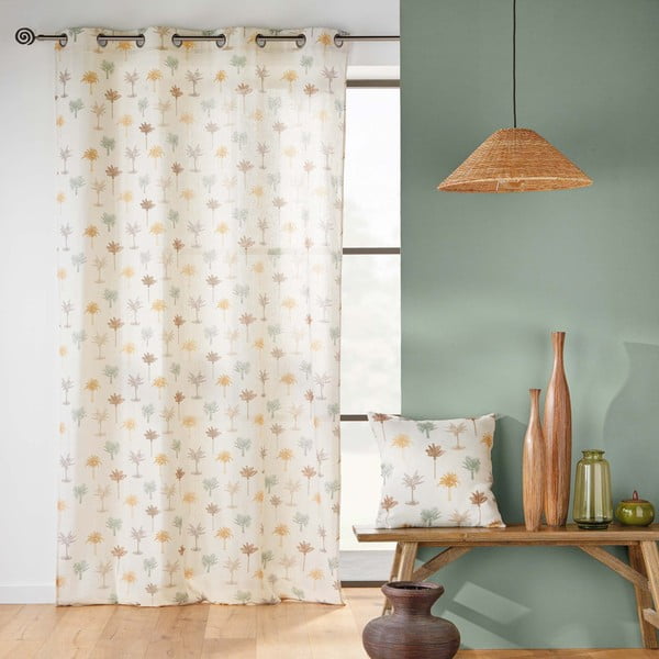 Bézs függöny 140x240 cm Palmelia – douceur d'intérieur-image-3