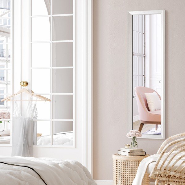 Parisienne fali tükör fehér keretben, 42 x 137 cm - Styler-image-1